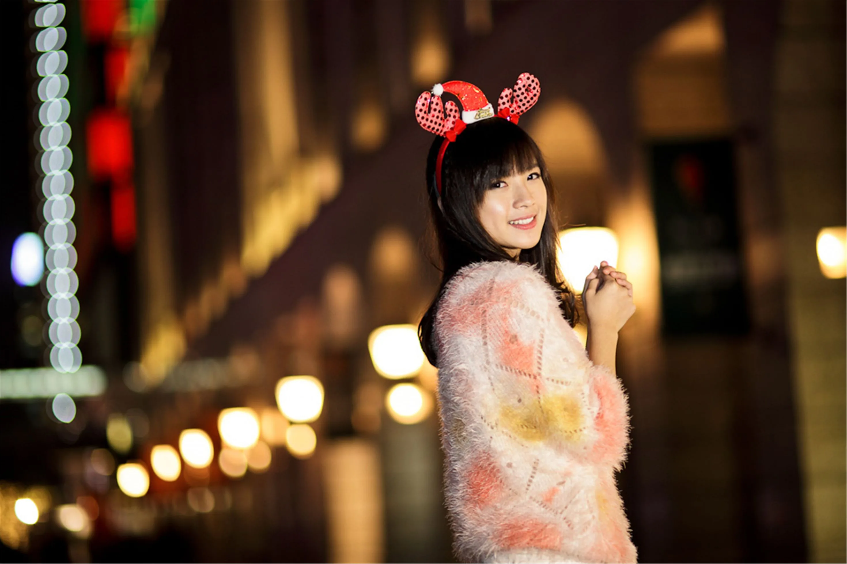 Yu Chengjing/Xiao Jing - Chụp ảnh đêm Giáng sinh ở khu thương mại Xinyi - 9