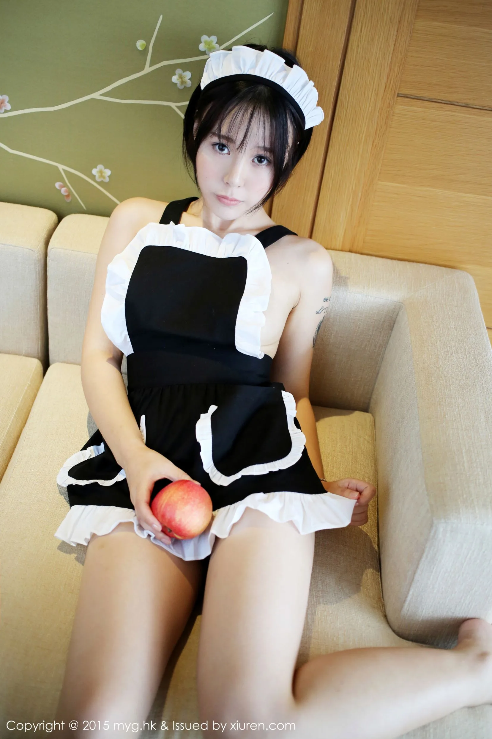 [Bộ sưu tập ảnh làm đẹp MYGIRL]VOL.157 Evelyn - Sách ảnh trang phục hầu gái gợi cảm - 30