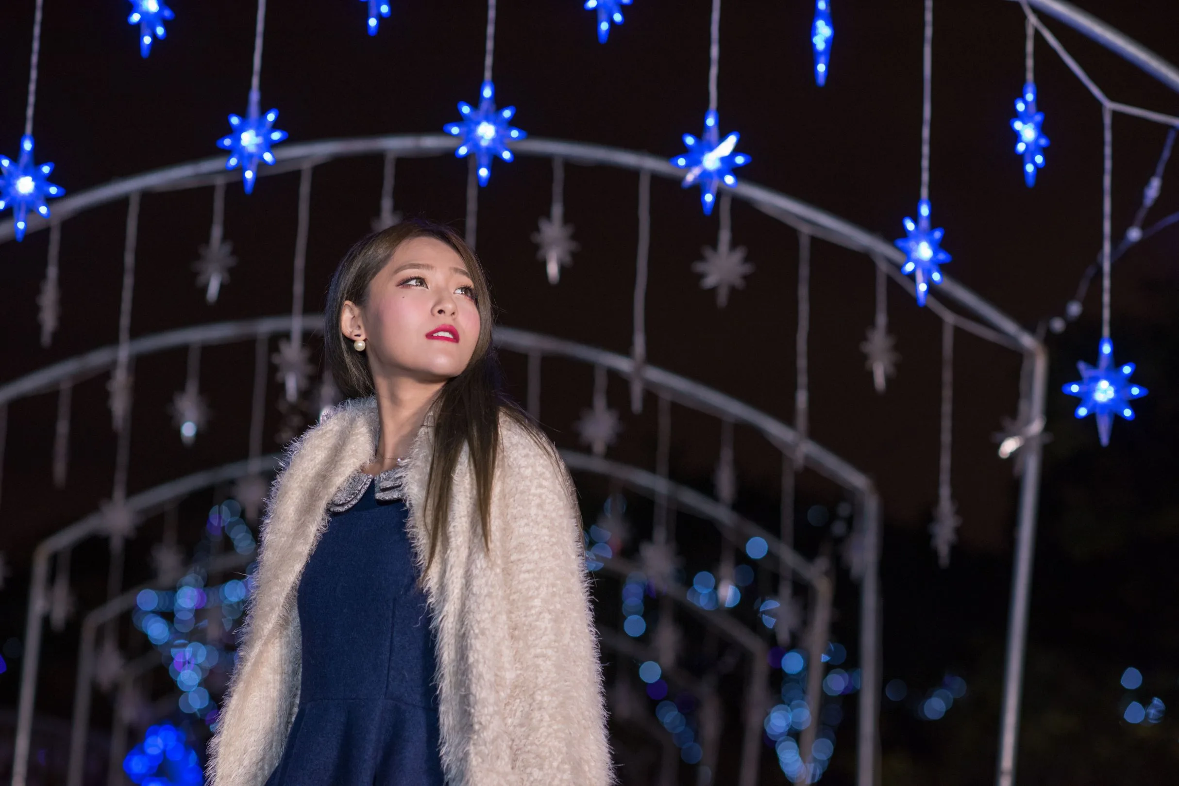 [Buổi chụp ảnh ngoài trời của Beautyleg] Winnie Xiaoxue - Bộ sưu tập ảnh đêm độ phân giải cực cao từ Công viên Giáng sinh Thành phố Đài Bắc Mới - 4