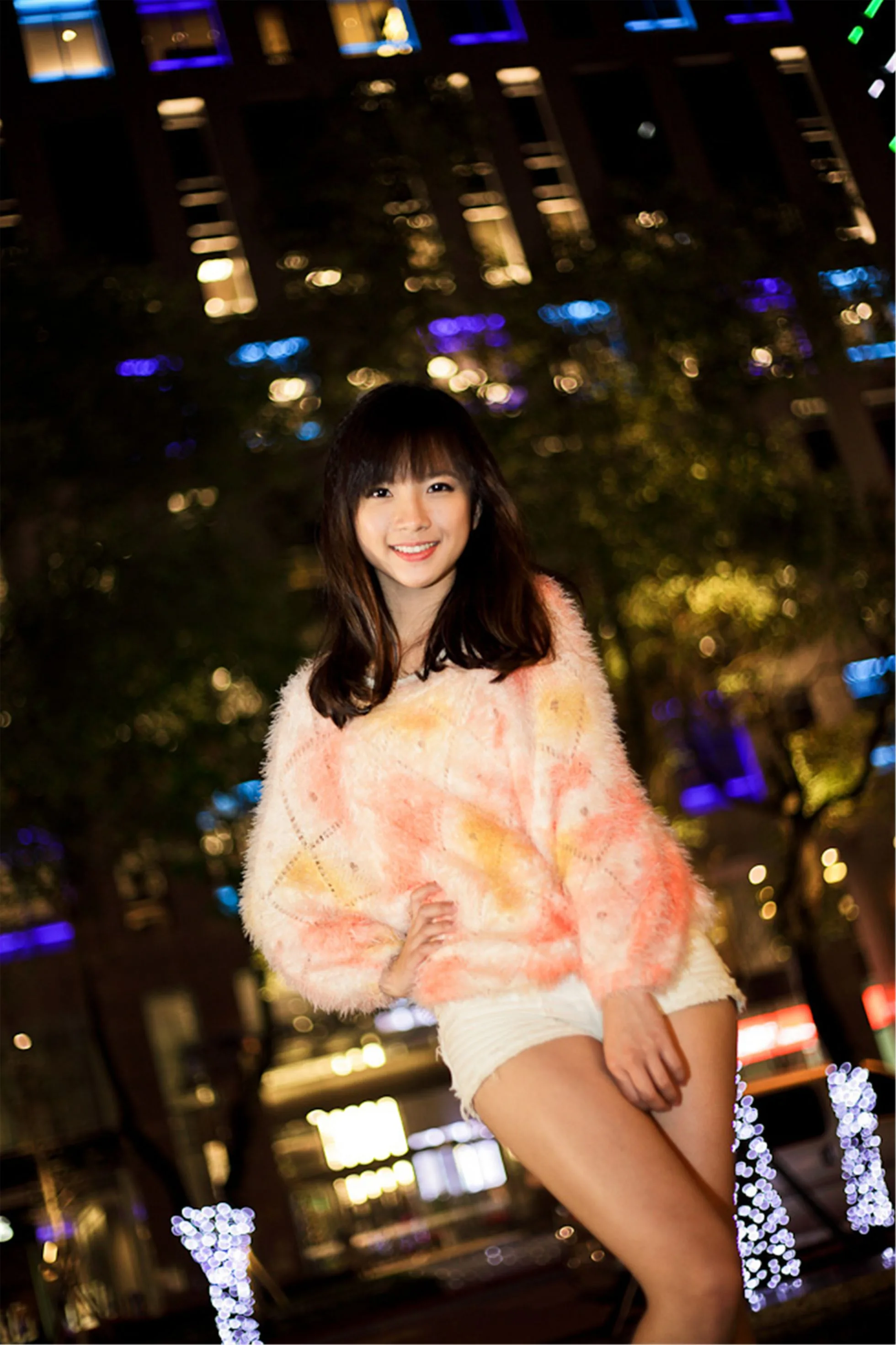 Yu Chengjing/Xiao Jing - Chụp ảnh đêm Giáng sinh ở khu thương mại Xinyi - 5