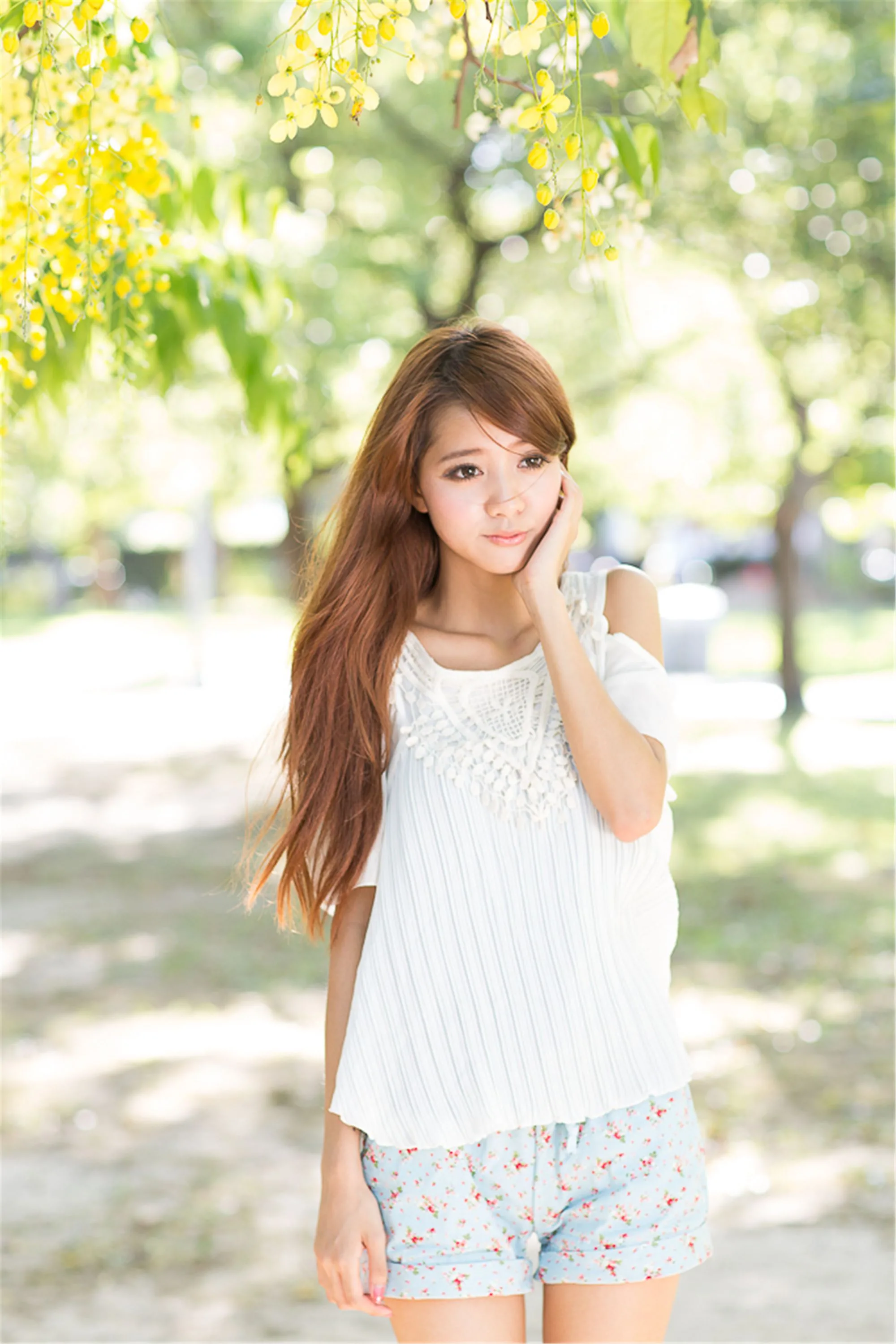 [Tổng hợp từ Internet] Yan An - Buổi chụp ảnh ngoài trời tại Công viên rừng Đại An - 14