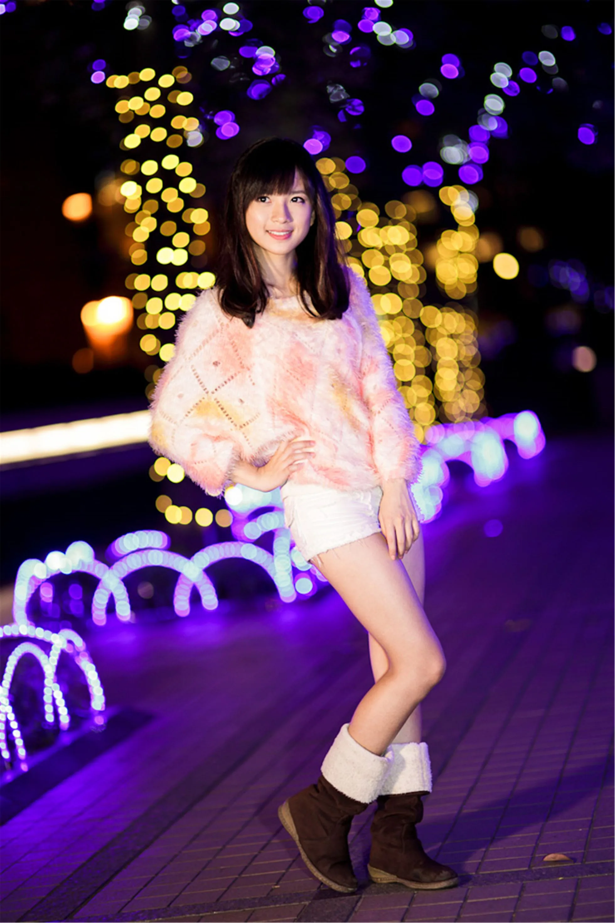 Yu Chengjing/Xiao Jing - Chụp ảnh đêm Giáng sinh ở khu thương mại Xinyi - 11