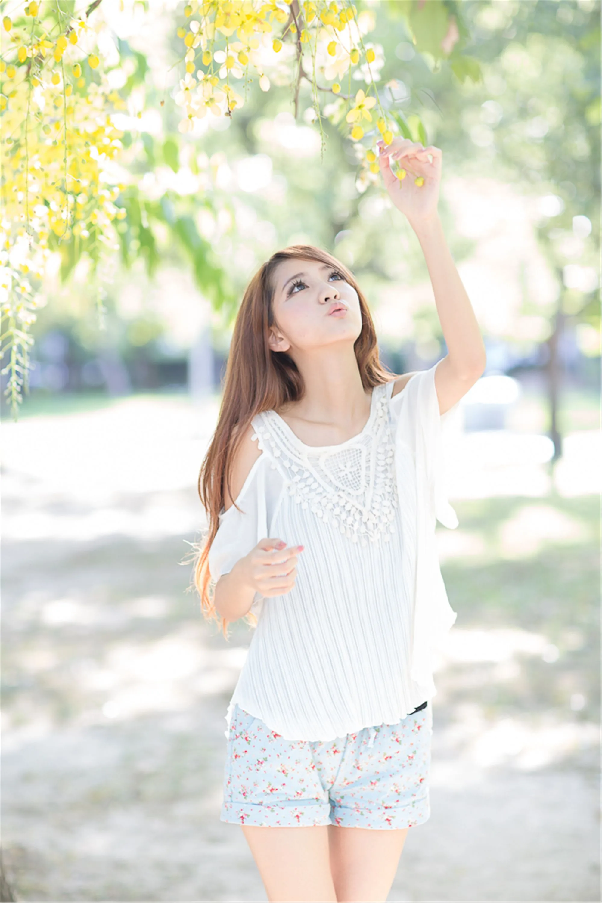 [Tổng hợp từ Internet] Yan An - Buổi chụp ảnh ngoài trời tại Công viên rừng Đại An - 12