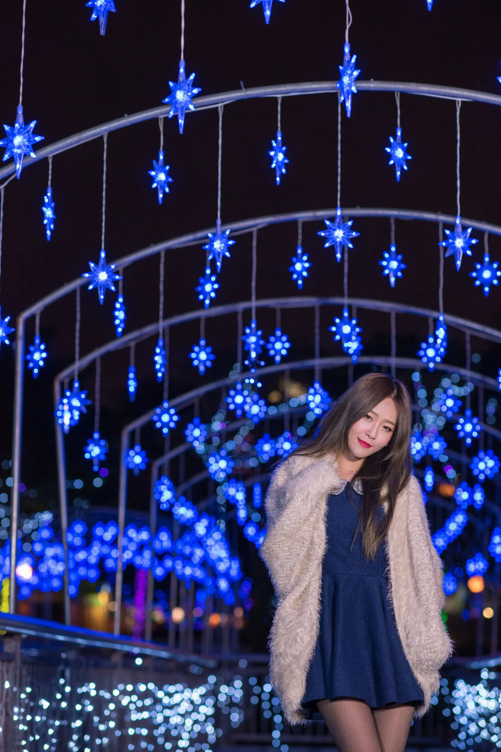 [Buổi chụp ảnh ngoài trời của Beautyleg] Winnie Xiaoxue - Bộ sưu tập ảnh đêm độ phân giải cực cao từ Công viên Giáng sinh Thành phố Đài Bắc Mới - 2